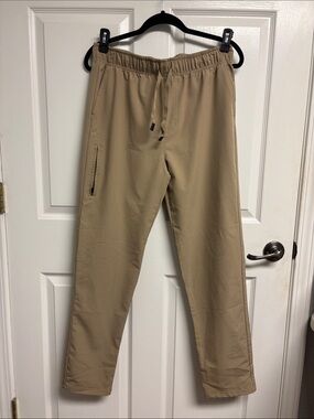 London Fog Casual Drawstring Chinos - Khaki